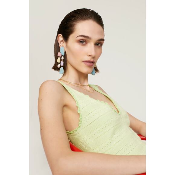 Lele Sadoughi Pebble Chandelier Clip-On Earrings - Picture 4 of 7